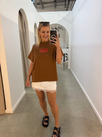 BY FRANKIE / BROWN CHILLI MARGS TEE / 171-5