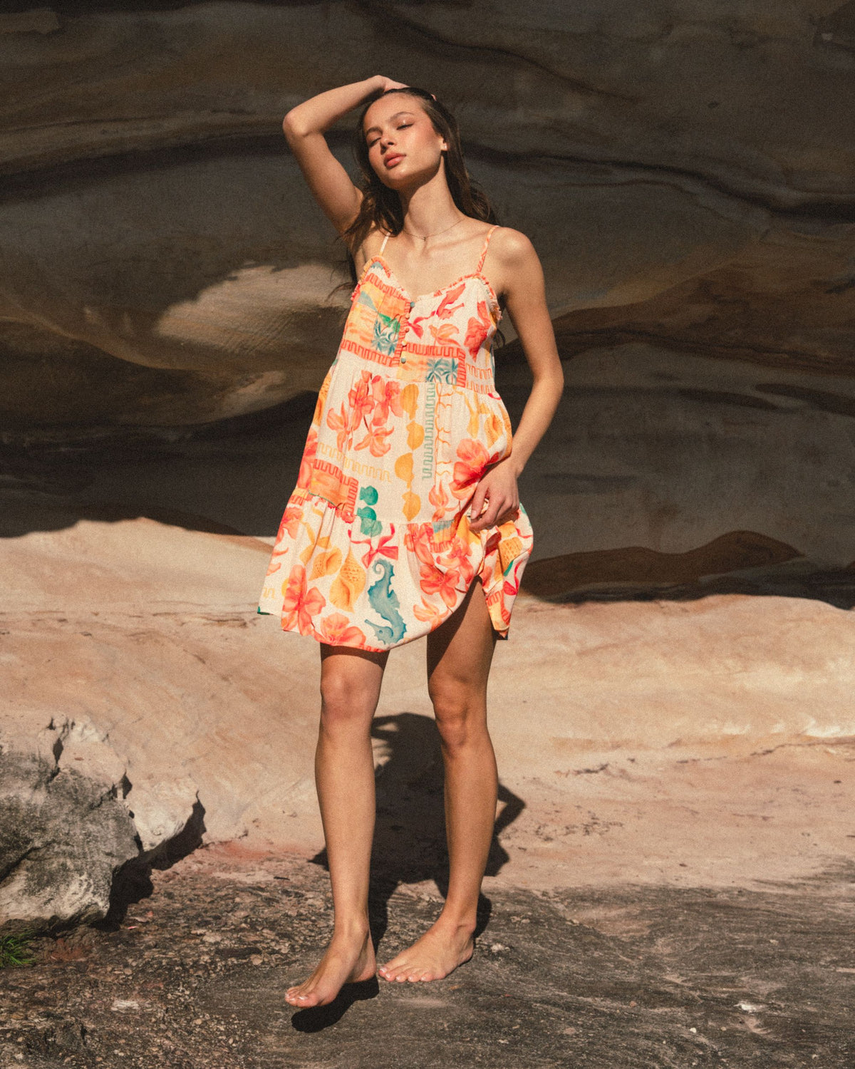 EBBY & I / UNDERWATER SLIP DRESS / VVE11457