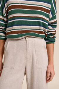 LITTLE LIES / OSAKA LINEN OATMEAL PANTS / R24122901