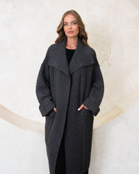 EBBY & I / GATSBY CARDIGAN / GREY