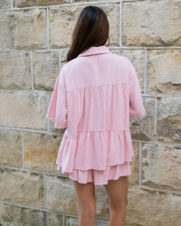 LINEN LUX / MELROSE  TOP / VVN11268