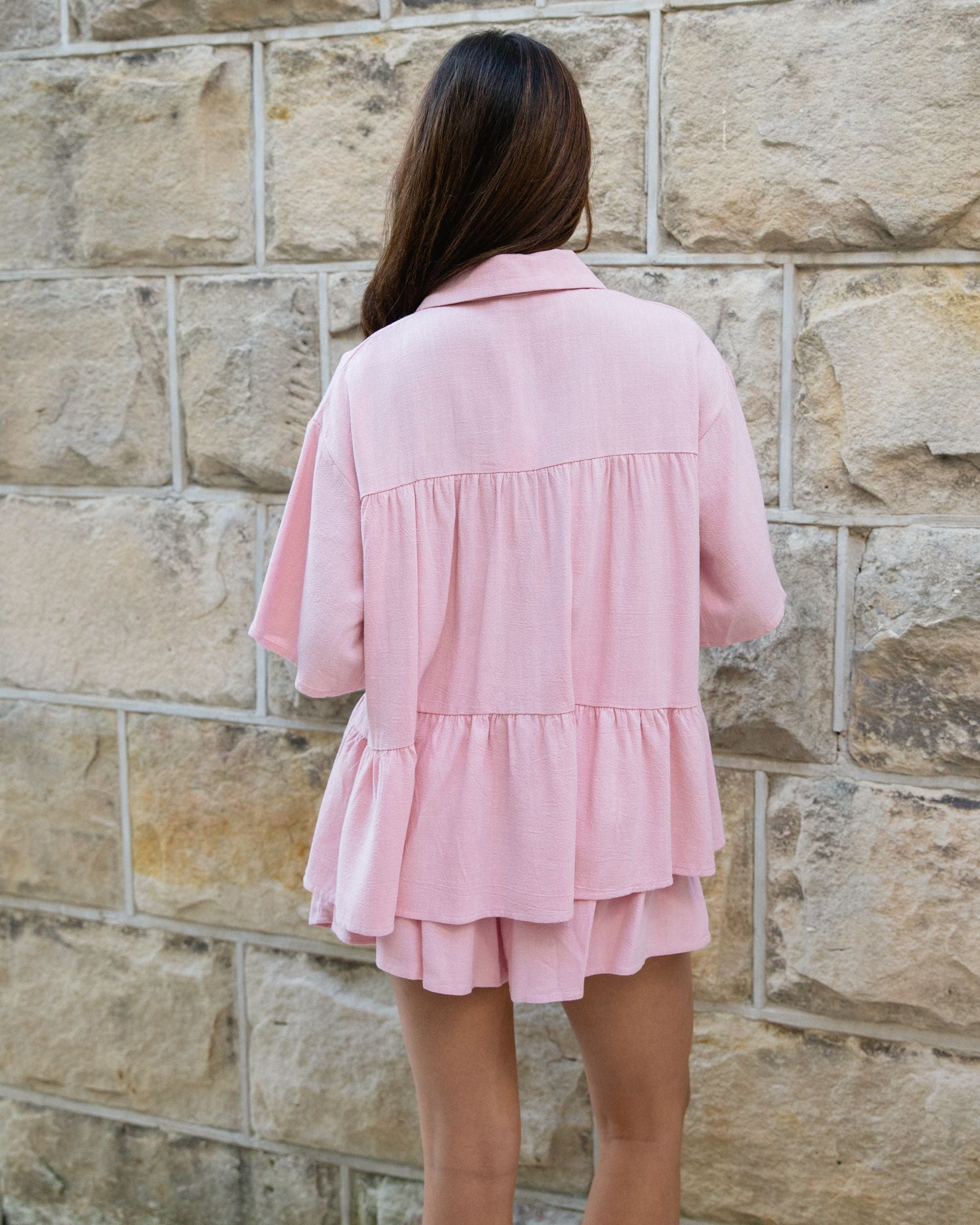 LINEN LUX / MELROSE  TOP / VVN11268