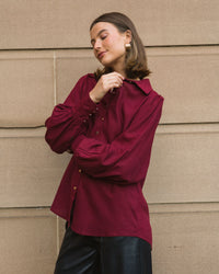 WHITE CLOSET / JOSIE BLOUSE / TFE10060-2
