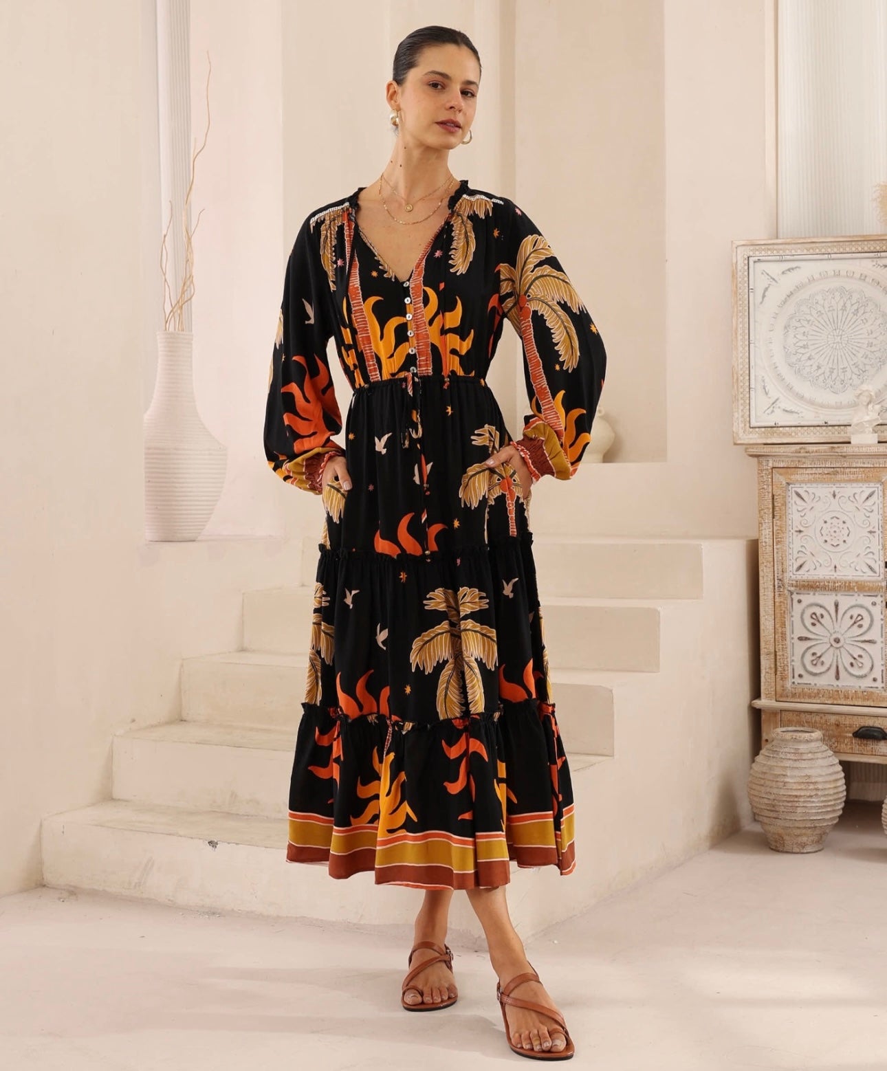 IRIS MAXI / TATE DRESS / 2012652-2