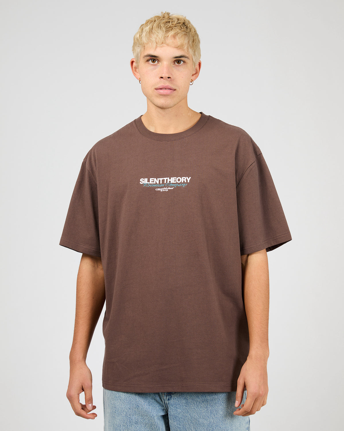 SILENT THEORY / ECHO TEE / 4076042.CHOC