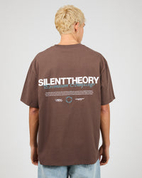 SILENT THEORY / ECHO TEE / 4076042.CHOC