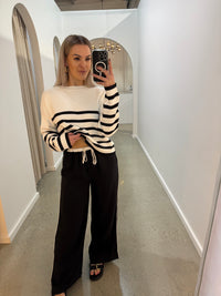 LITTLE LIES / LOTTIE TOP / BLACK / K25012210