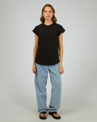 SILENT THEORY / ESSENTIAL TEE / BLK / 60X5433