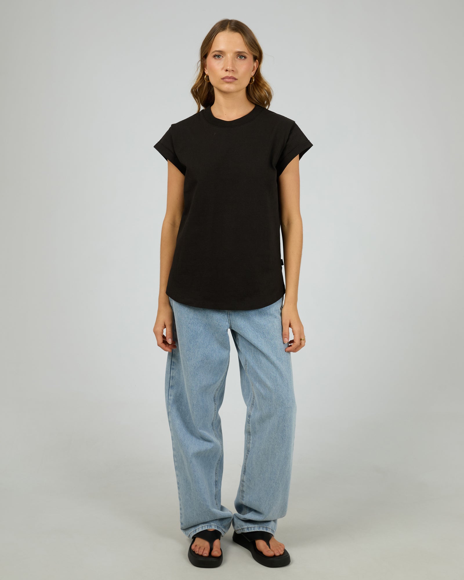 SILENT THEORY / ESSENTIAL TEE / BLK / 60X5433
