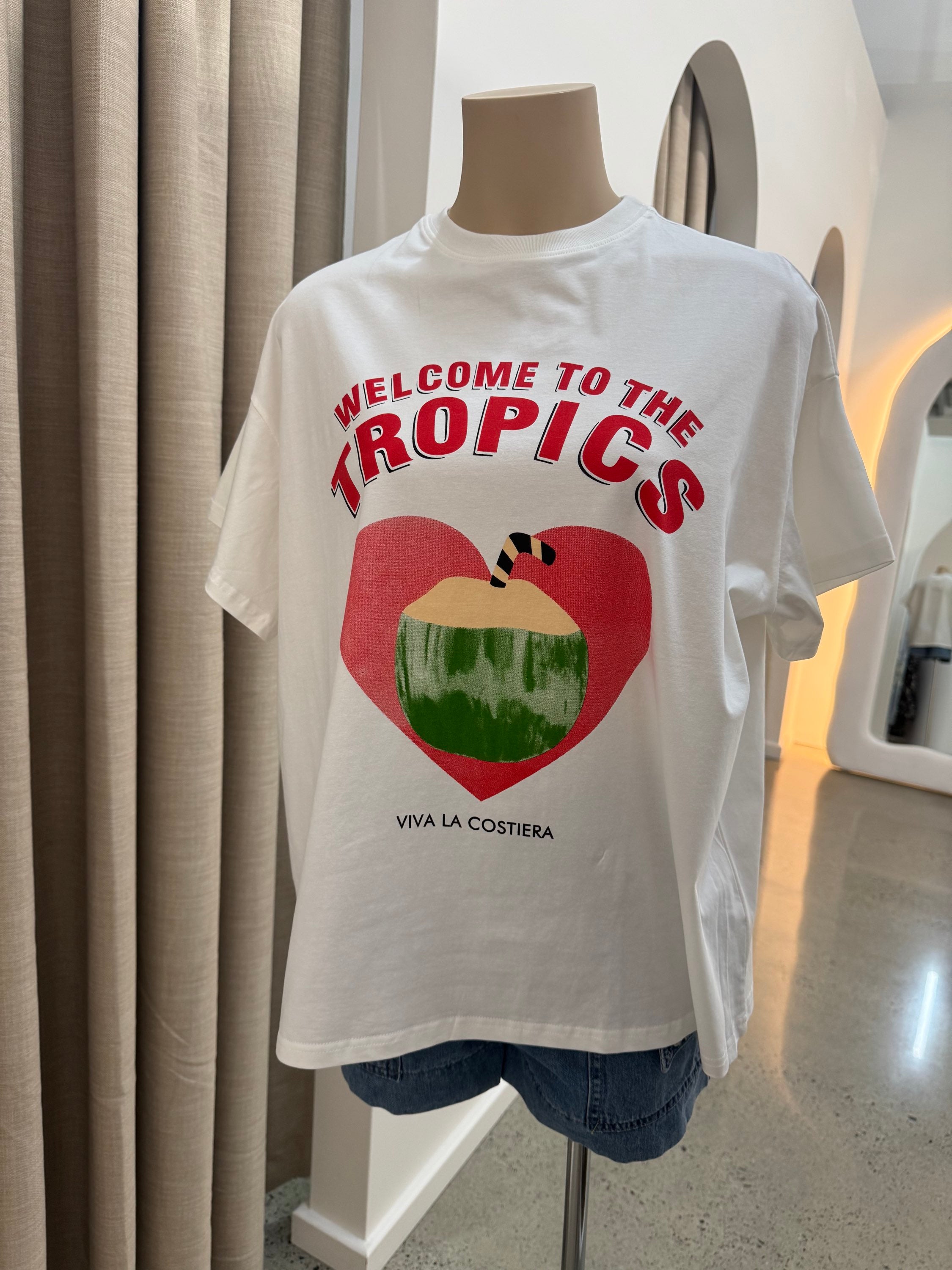 BY FRANKIE / WELCOM TO THE TROPICS / TEE / 436-1T