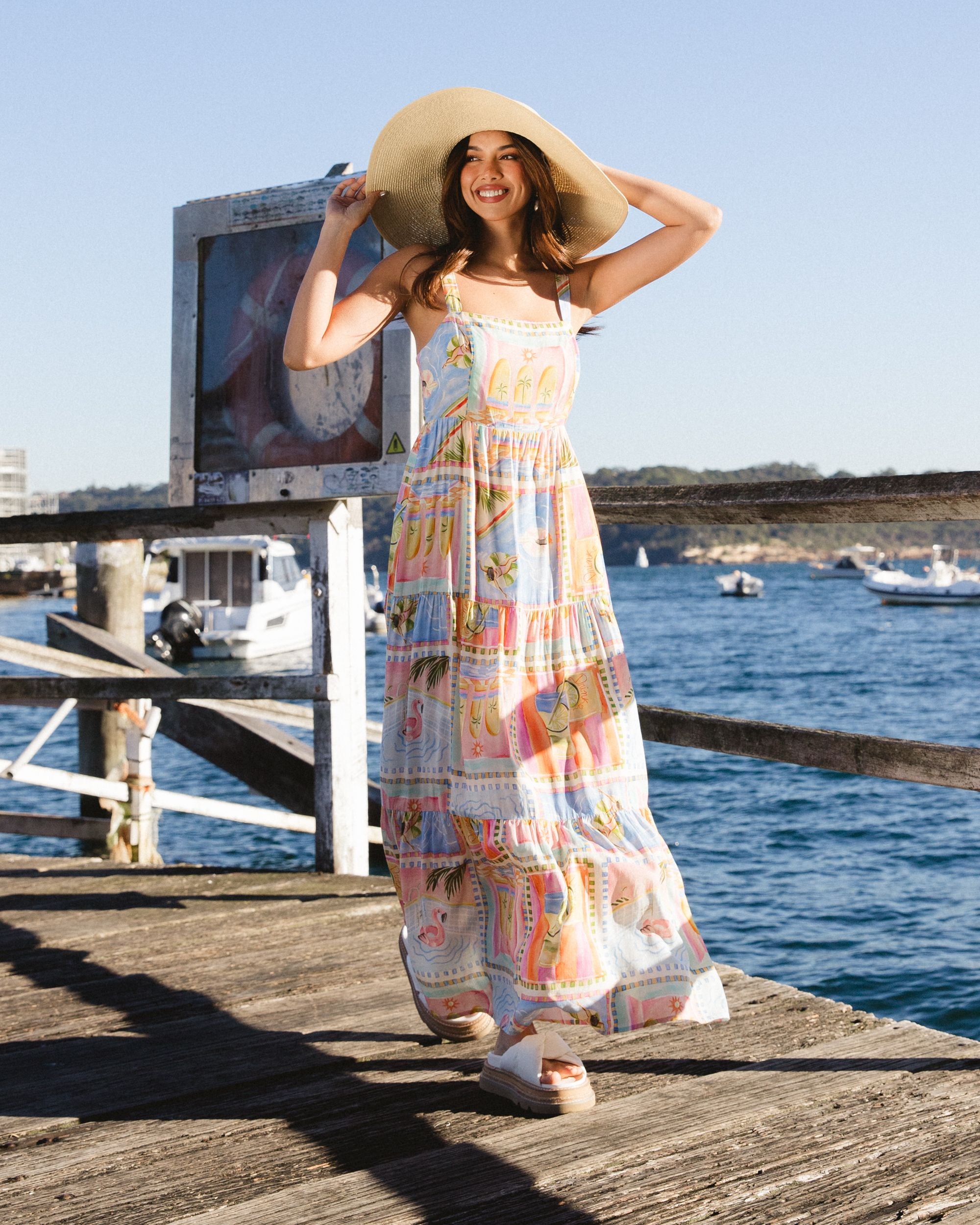 EBBY & I / MELROSE DRESS / VVE10637