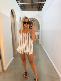 BY FRANKIE / STRIPE SHORTS  / 739-6