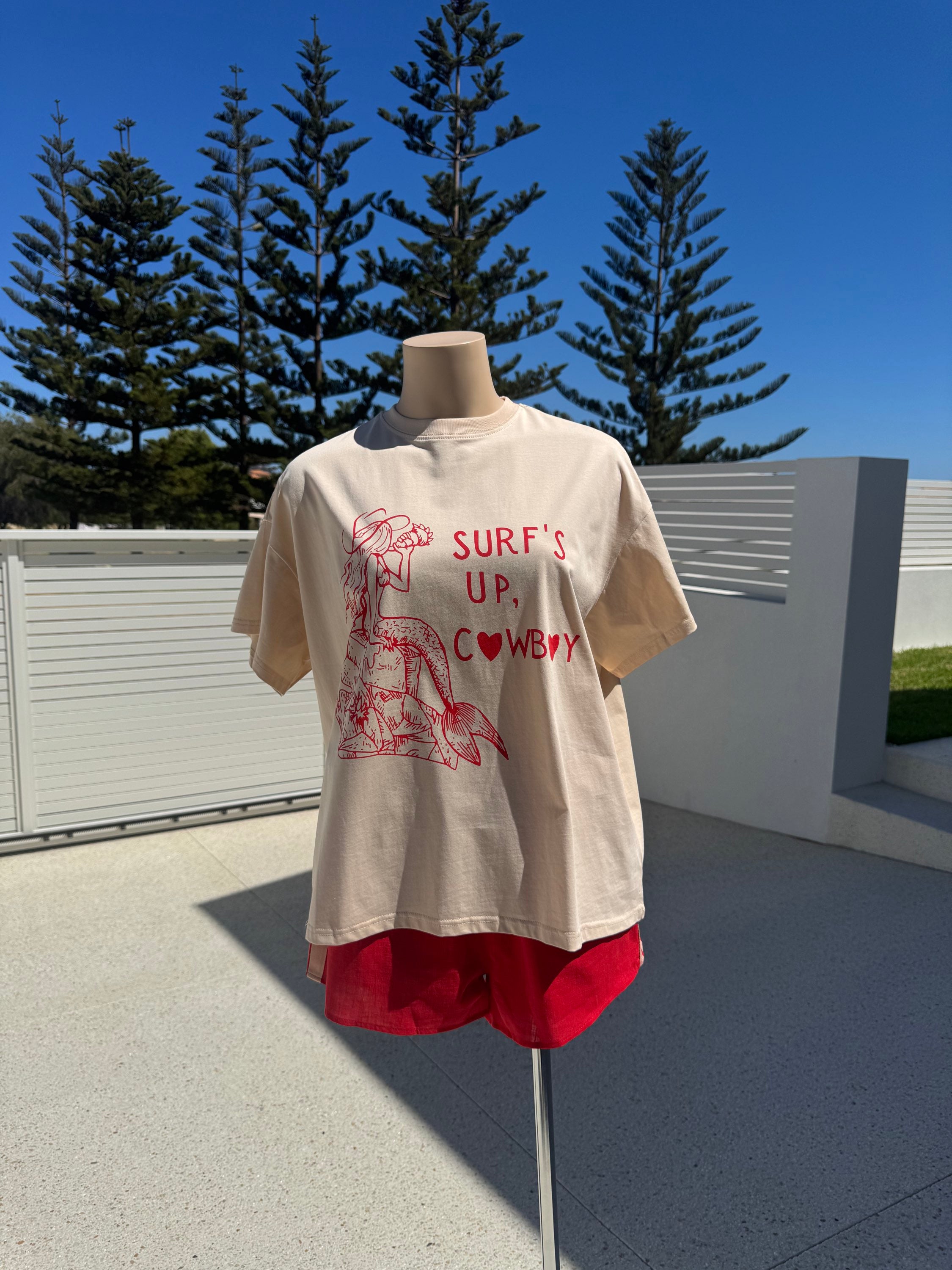 BY FRANKIE / SURFS UP COWBOY / SHORTS / 391-1