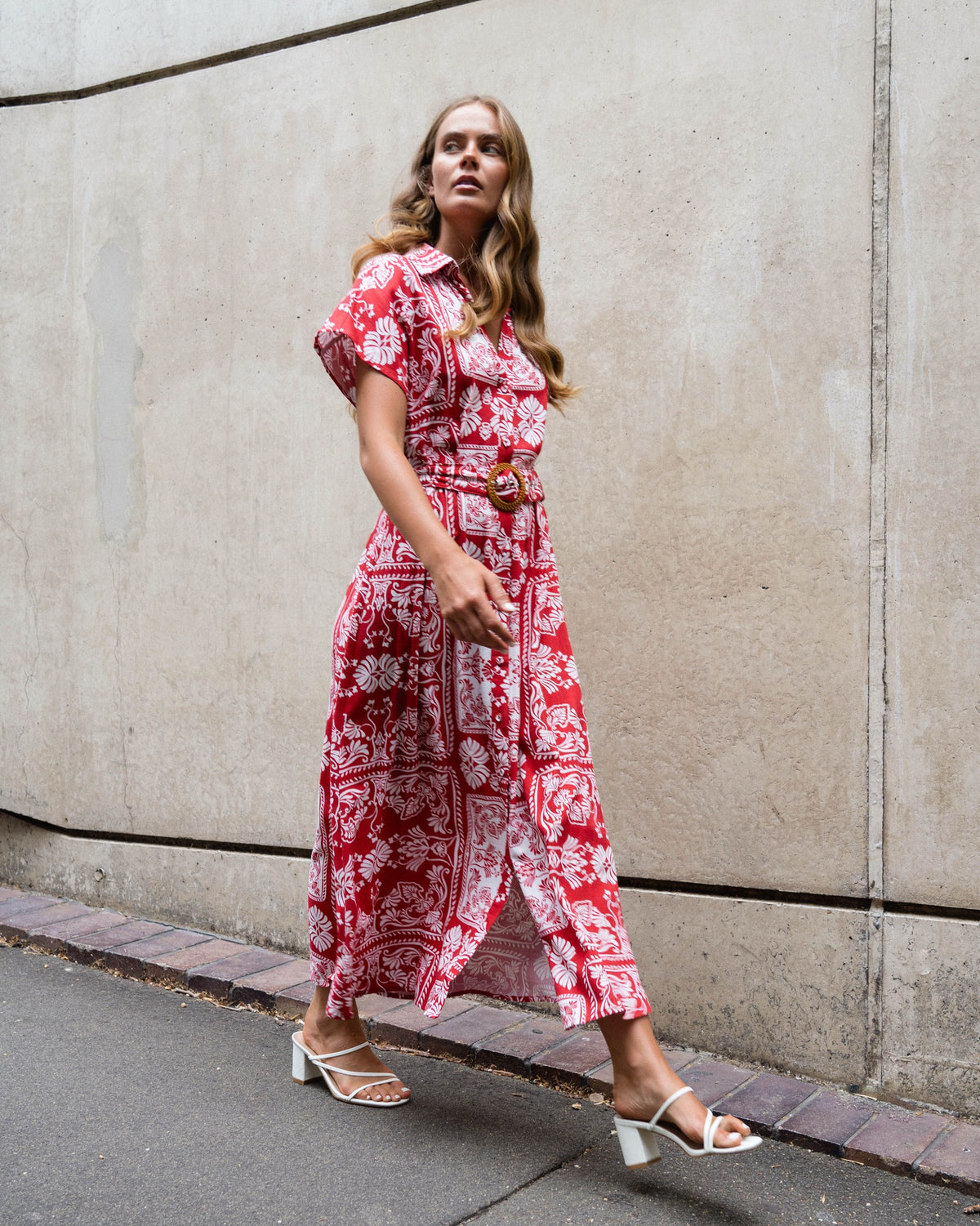 LINEN LUX / SUNDOWNER MAXI DRESS / VVNE11093