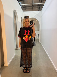 BY FRANKIE / FLAMING HEART TEE / 751-43