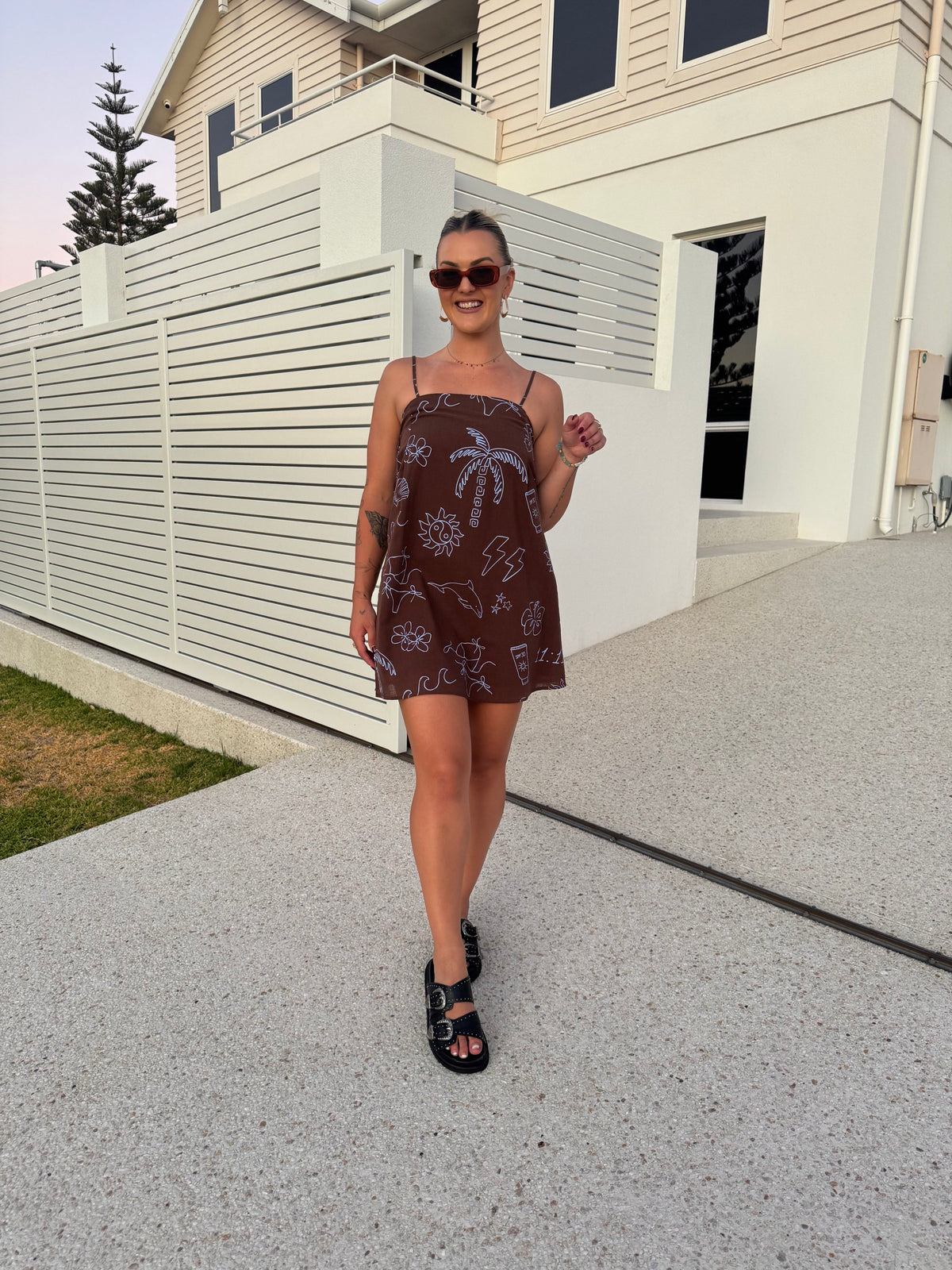 BY FRANKIE / CHOC ANGEL NUMBERS DRESS 1058-100