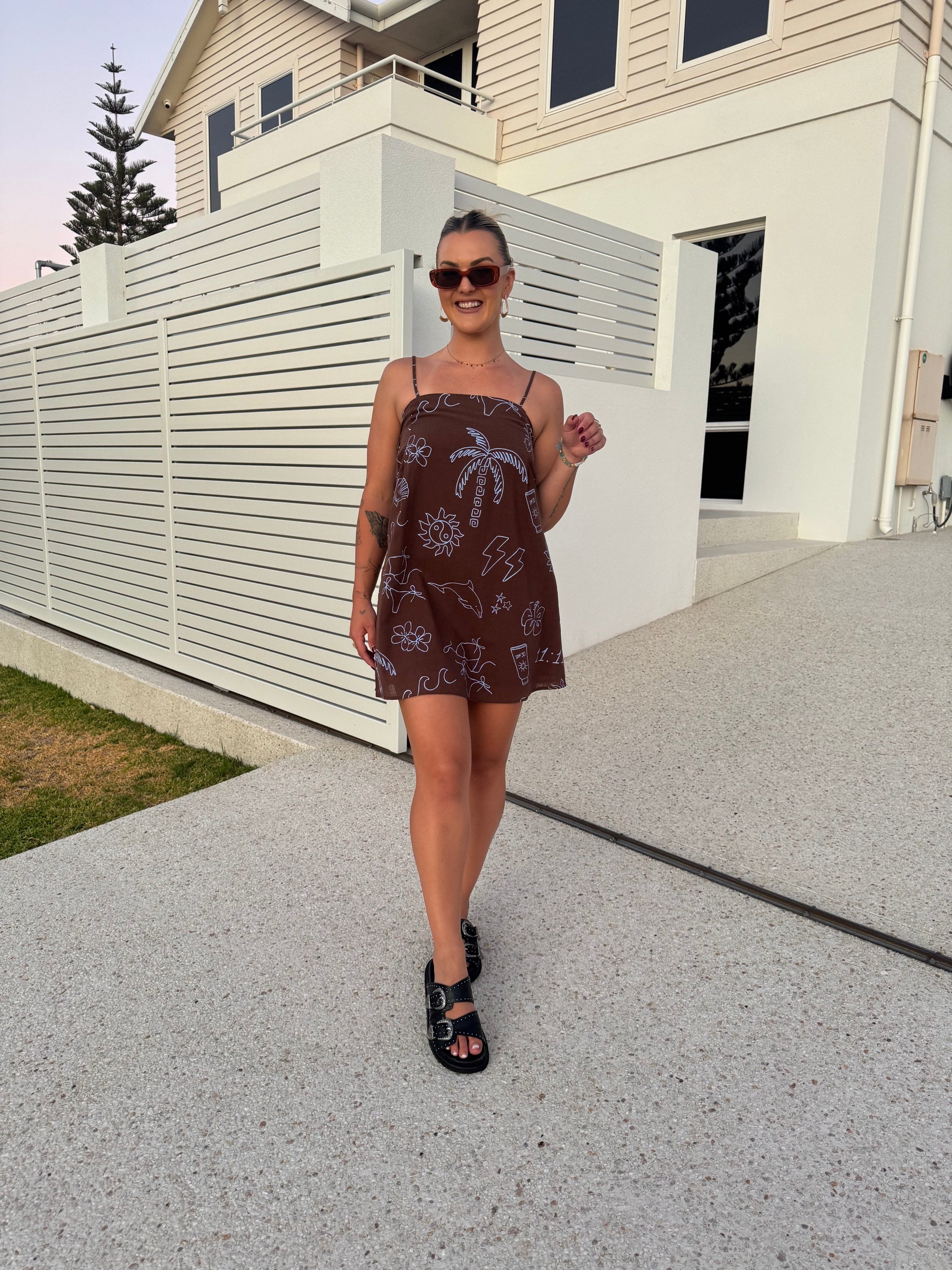 BY FRANKIE / CHOC ANGEL NUMBERS DRESS 1058-100