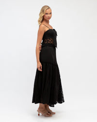 PAPER HEART / INDIANNA LACE INSERT BLACK TOP / PH13201