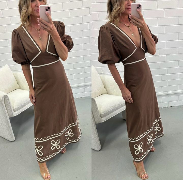 Sweetie Maxi linen Dress