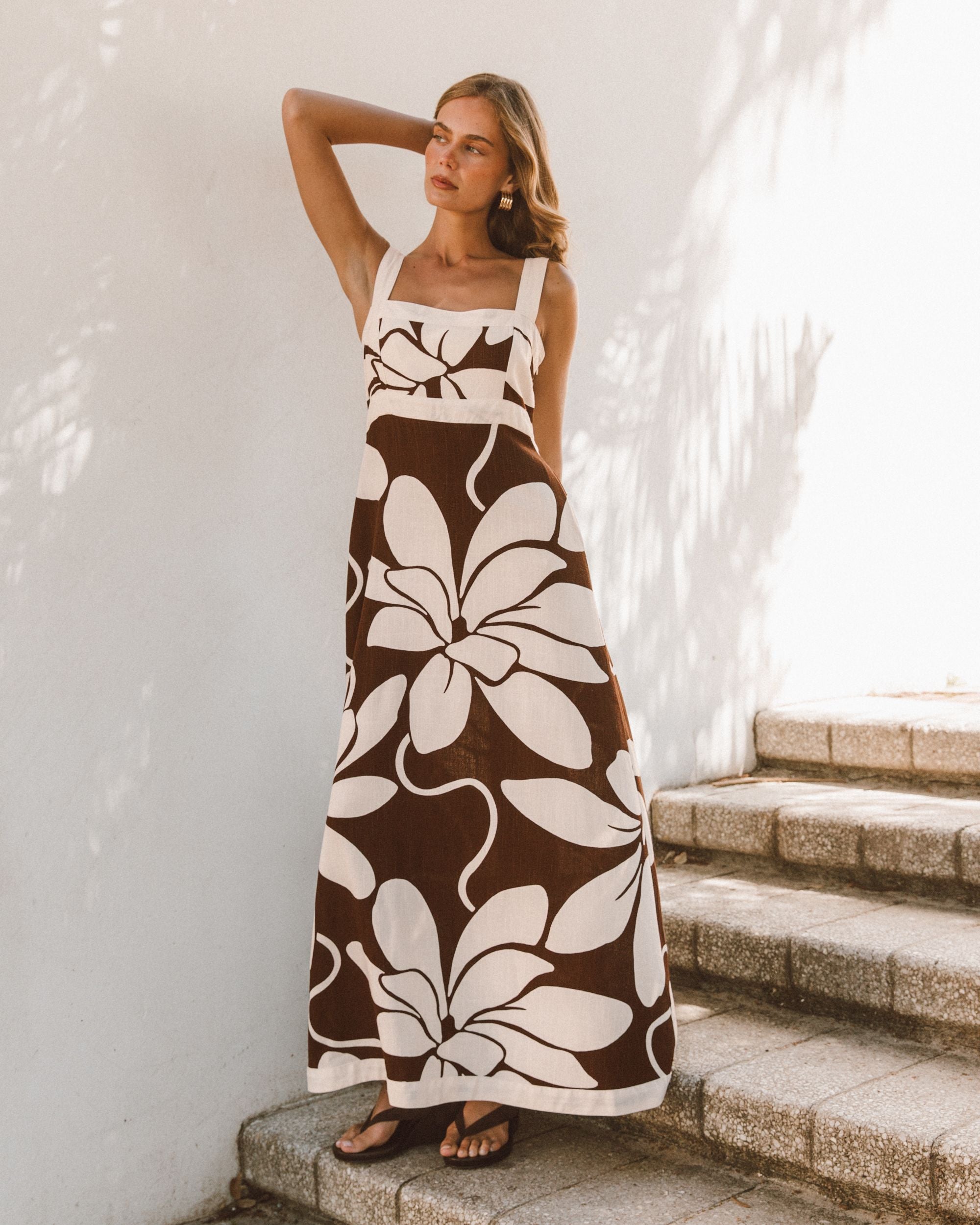 WHITE CLOSET / SUMMER BLOOM DRESS / TFE10853-3