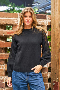 BOHO AUSTRALIA / REUBEN SWEATER / BLACK / BK26466006