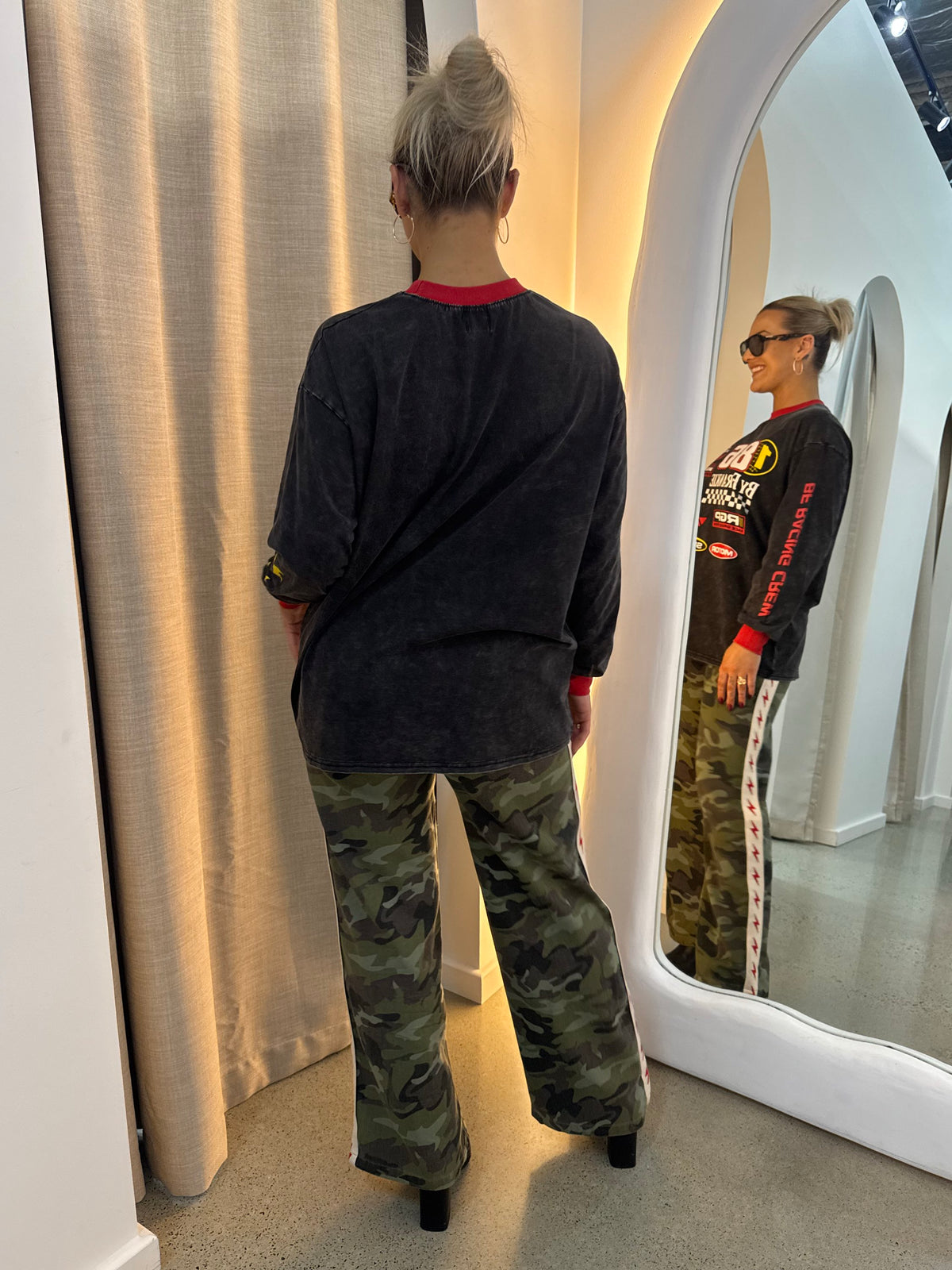 BY FRANKIE / BLACK MOTO LS TEE / 789-1