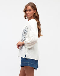 LABEL OF LOVE / AMY EMBROIDERED TOP / LOL2247
