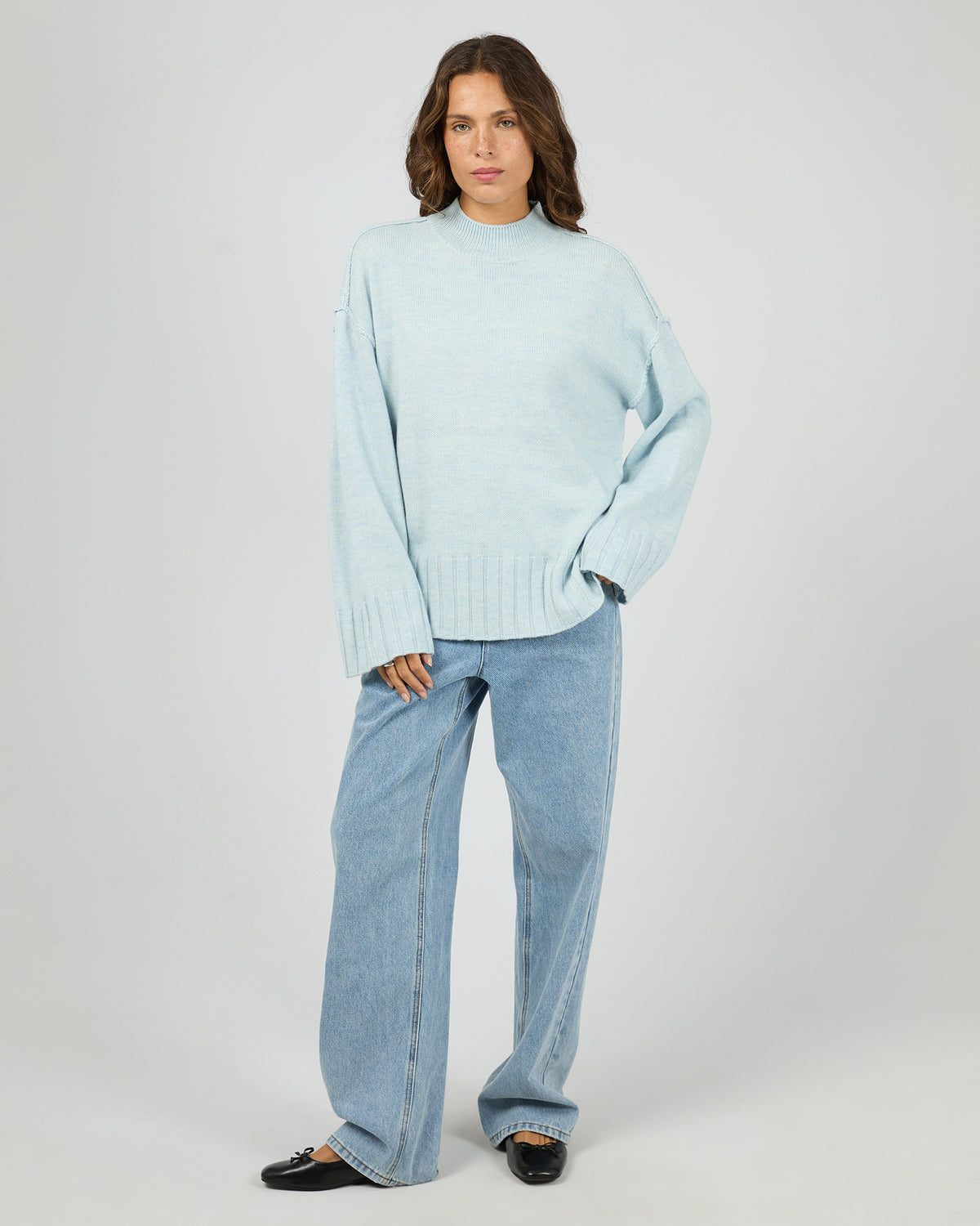 SILENT THEORY / LOTUS KNIT JUMPER / 60X5448.LBU