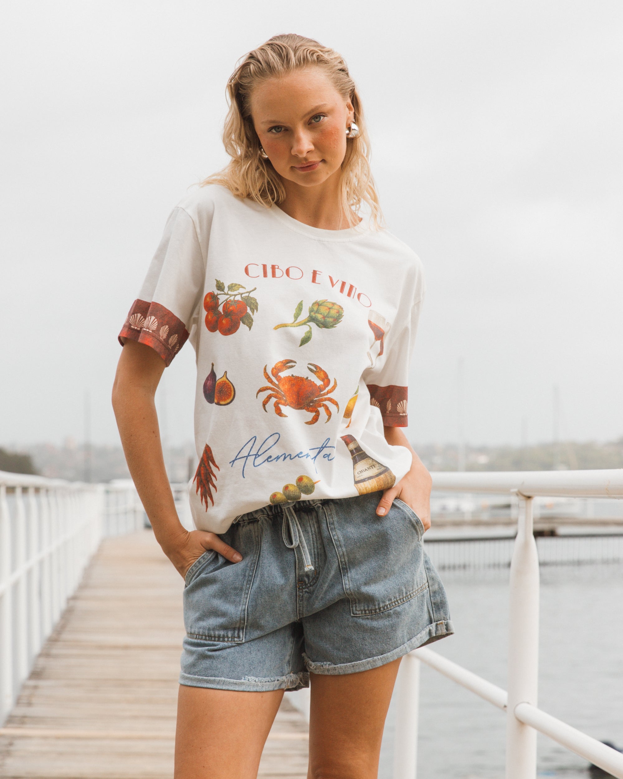PAPER HEART / CIBO EURO VINO TEE / PHE14040