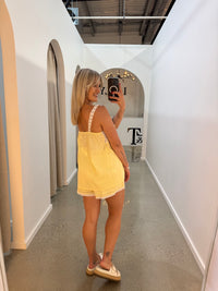 BY FRANKIE / LEMON LACE SHORTS / 65-1