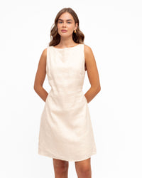 WHITE CLOSET / TIERRA DRESS / NEUTRAL