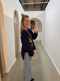 BOHO AUSTRALIA / FINCH JUMPER / NAVY / C25124208