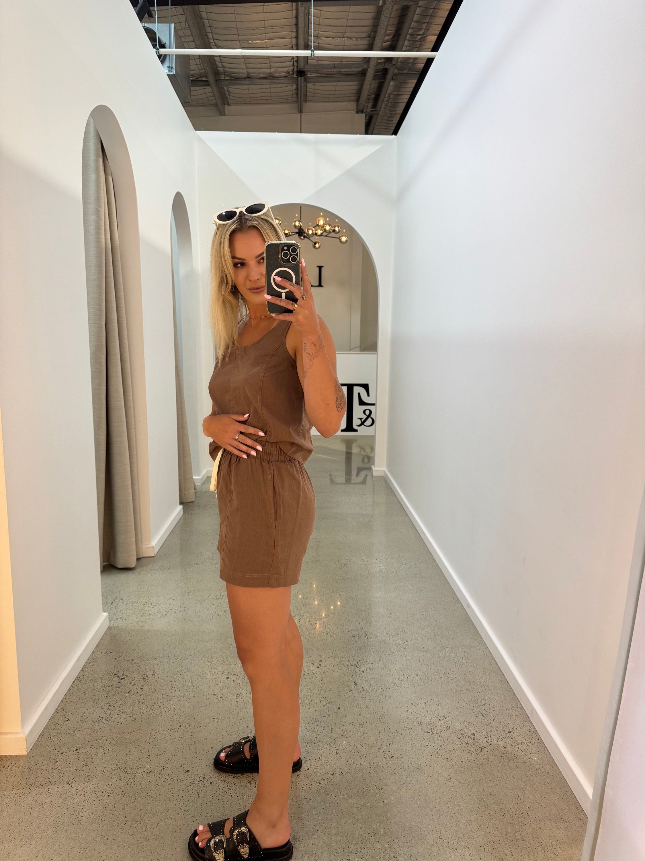 BY FRANKIE / CHOC STITCH TOP / 79-1