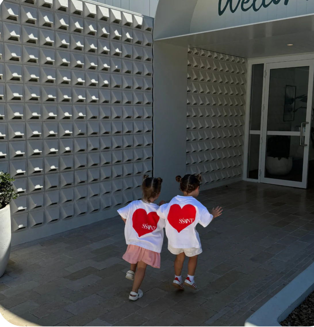 SSAINTS / KIDS HEART TEE RED / 7-9Y