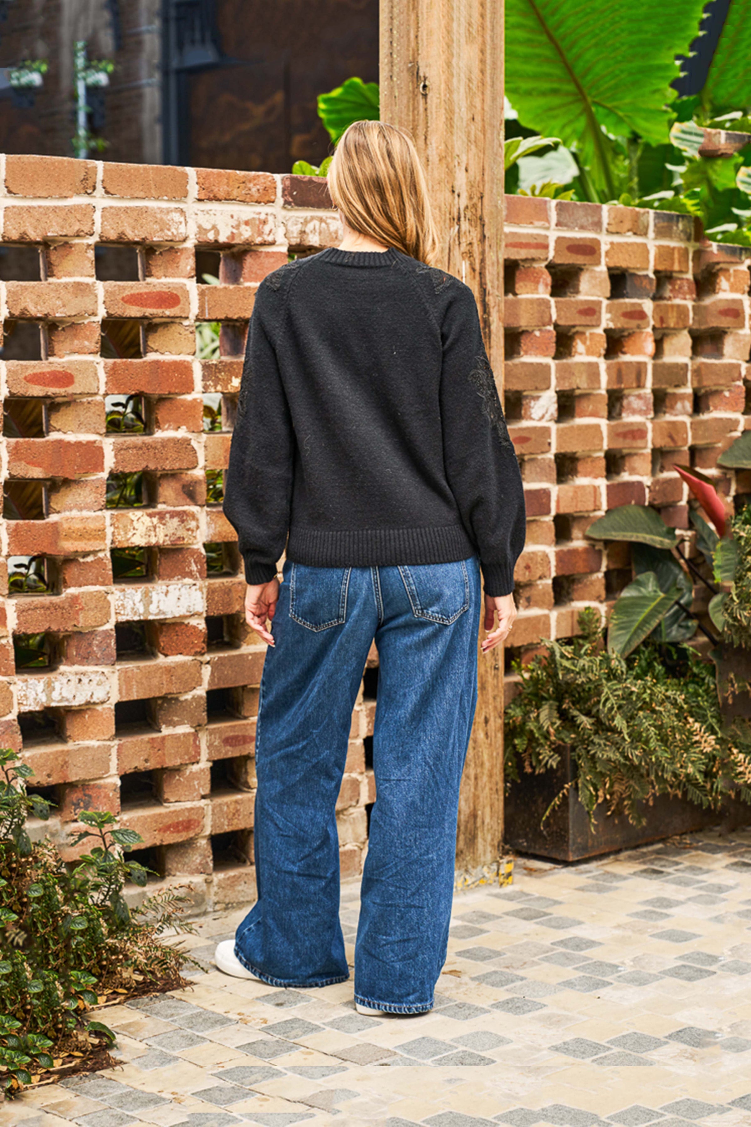 BOHO AUSTRALIA / REUBEN SWEATER / BLACK / BK26466006
