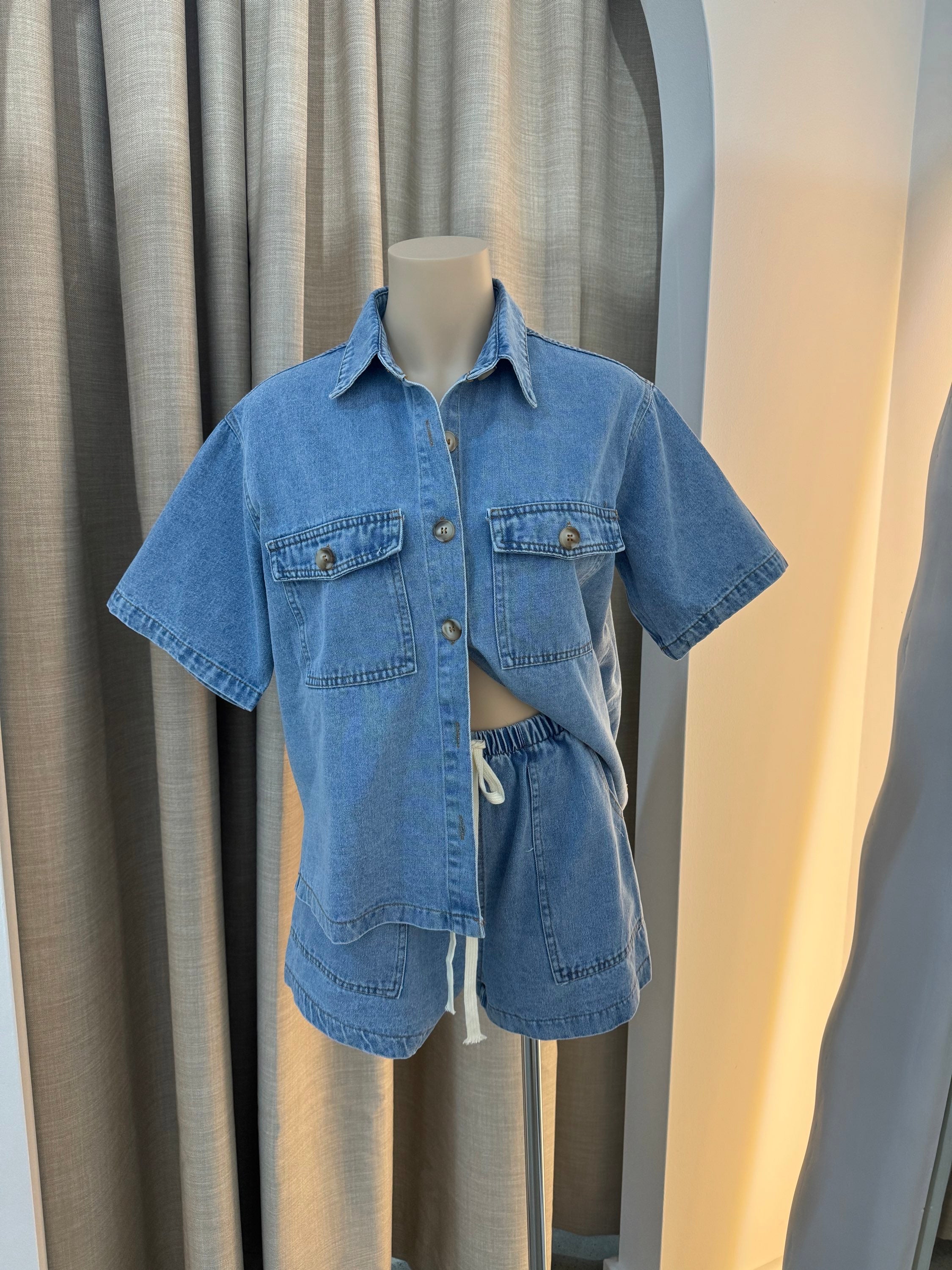 BY FRANKIE / DEREK DENIM SHIRT