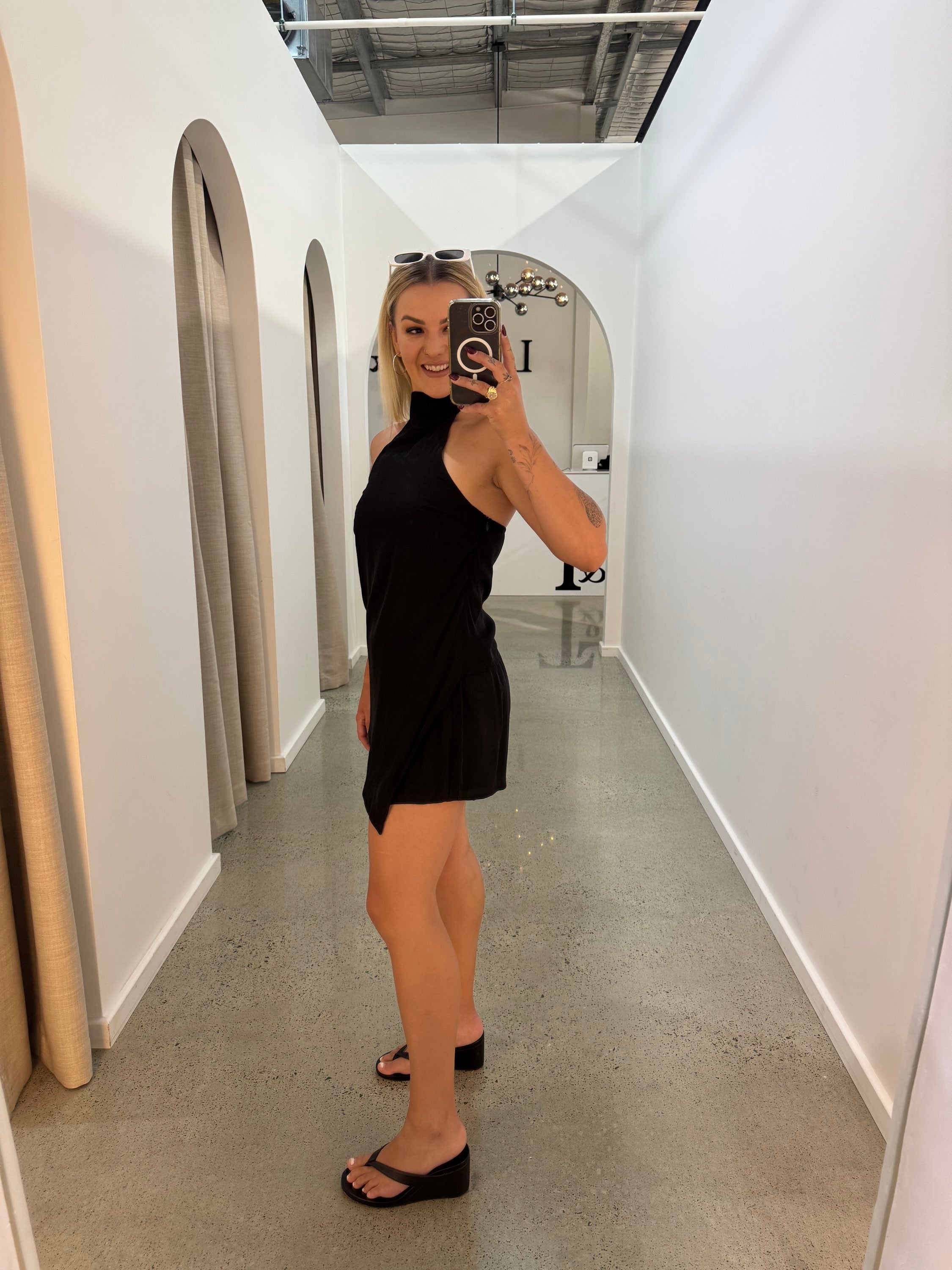 BY FRANKIE / BLACK SHEER TOP / 580-1