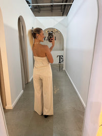 BY FRANKIE / OATMEAL STRAPLESS TOP / 543-1