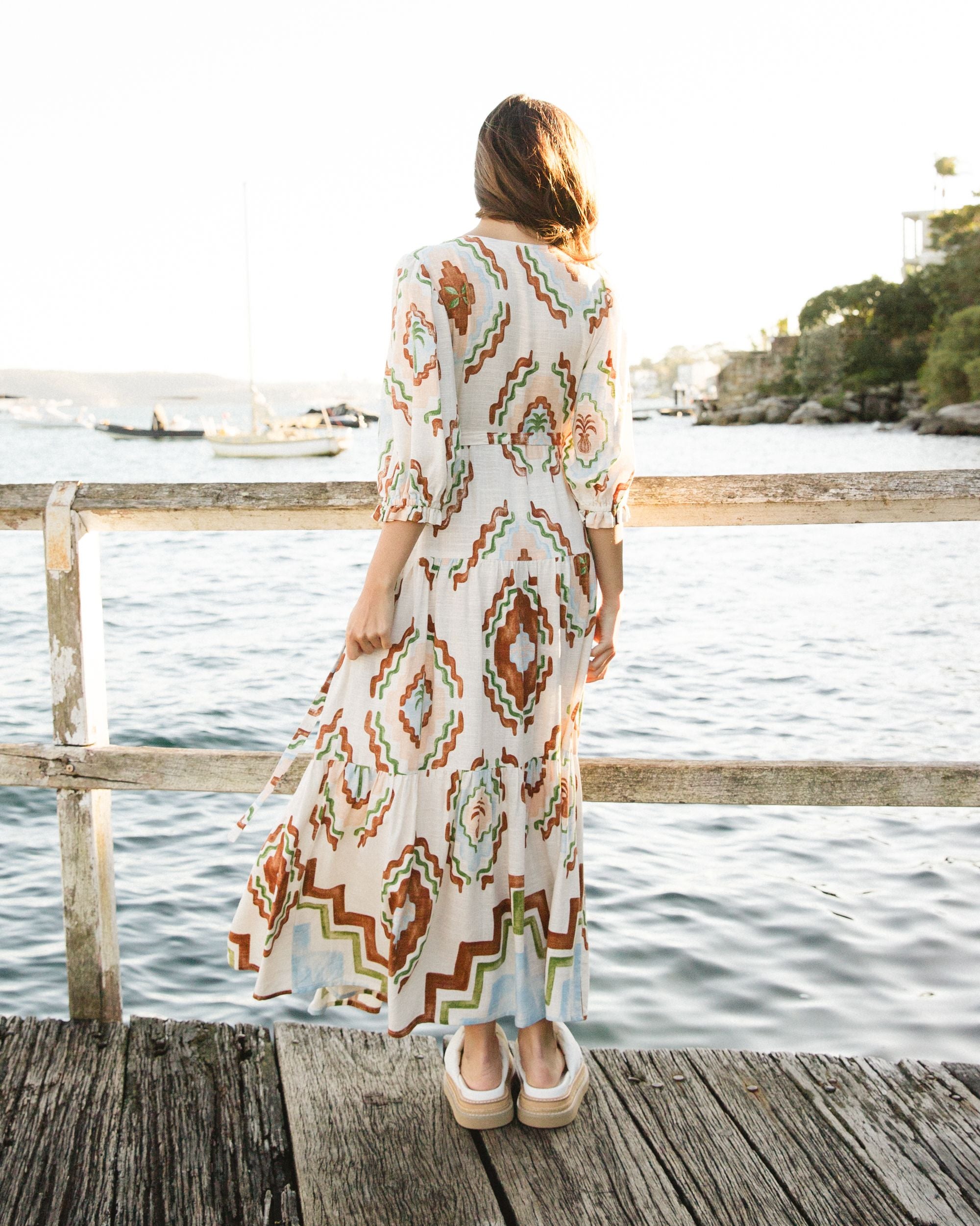 EBBY & I / IDYLL WRAP DRESS / VVNE11249
