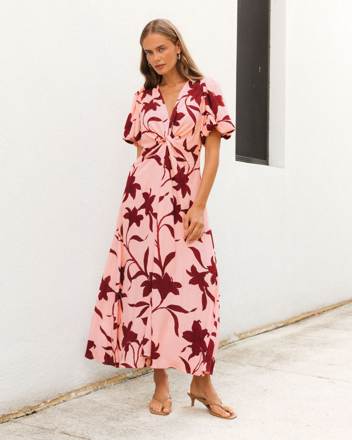 WHITE CLOSET / CLOE TWIST DRESS / TFE8545-41