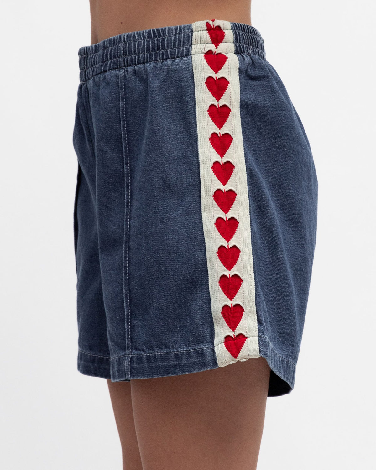 EBBY & I / I HEART YOU RED / SHORTS / VV11492
