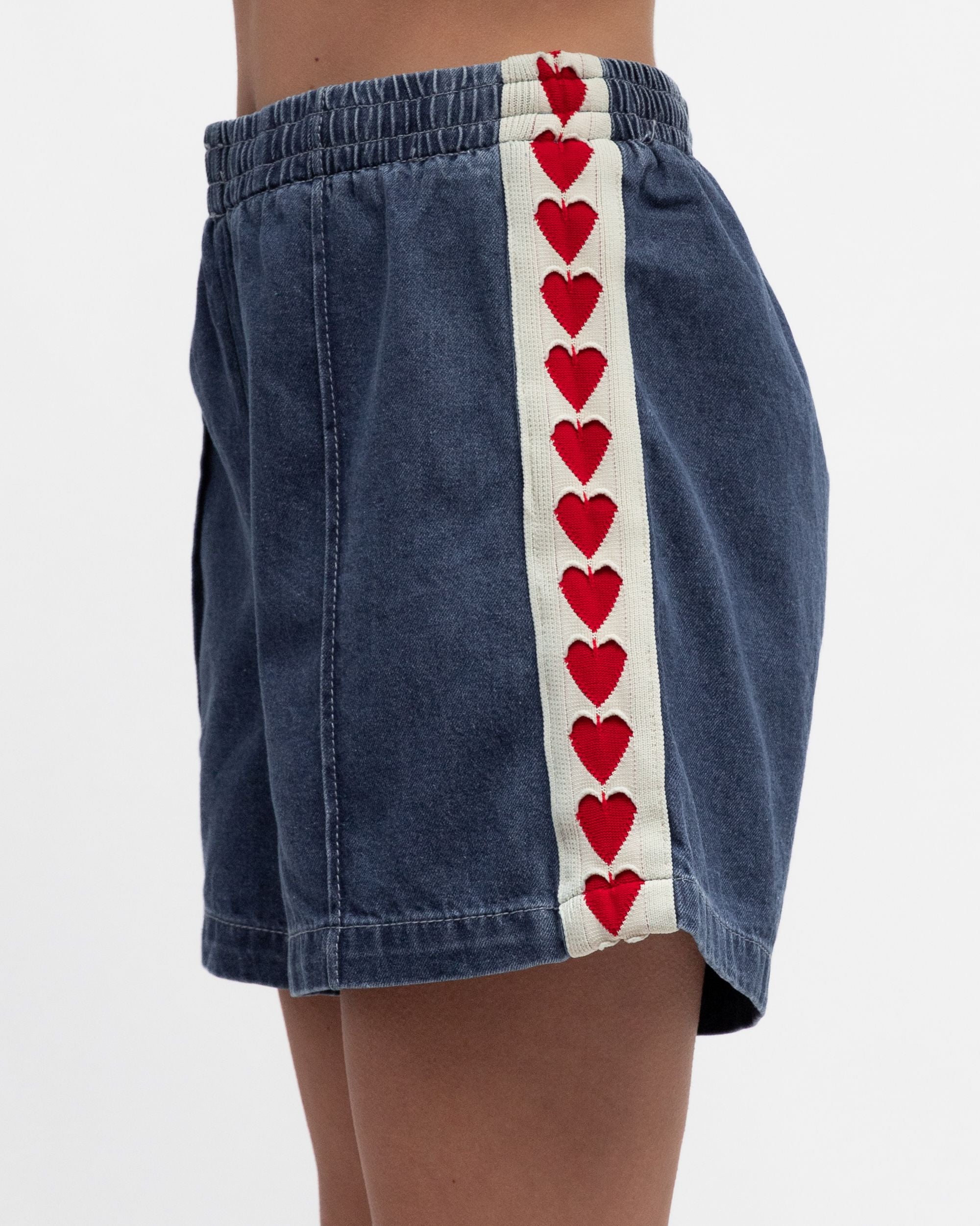 EBBY & I / I HEART YOU RED / SHORTS / VV11492
