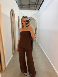 BY FRAKIE / CHOCOLATE SHEER PANT / 598-2