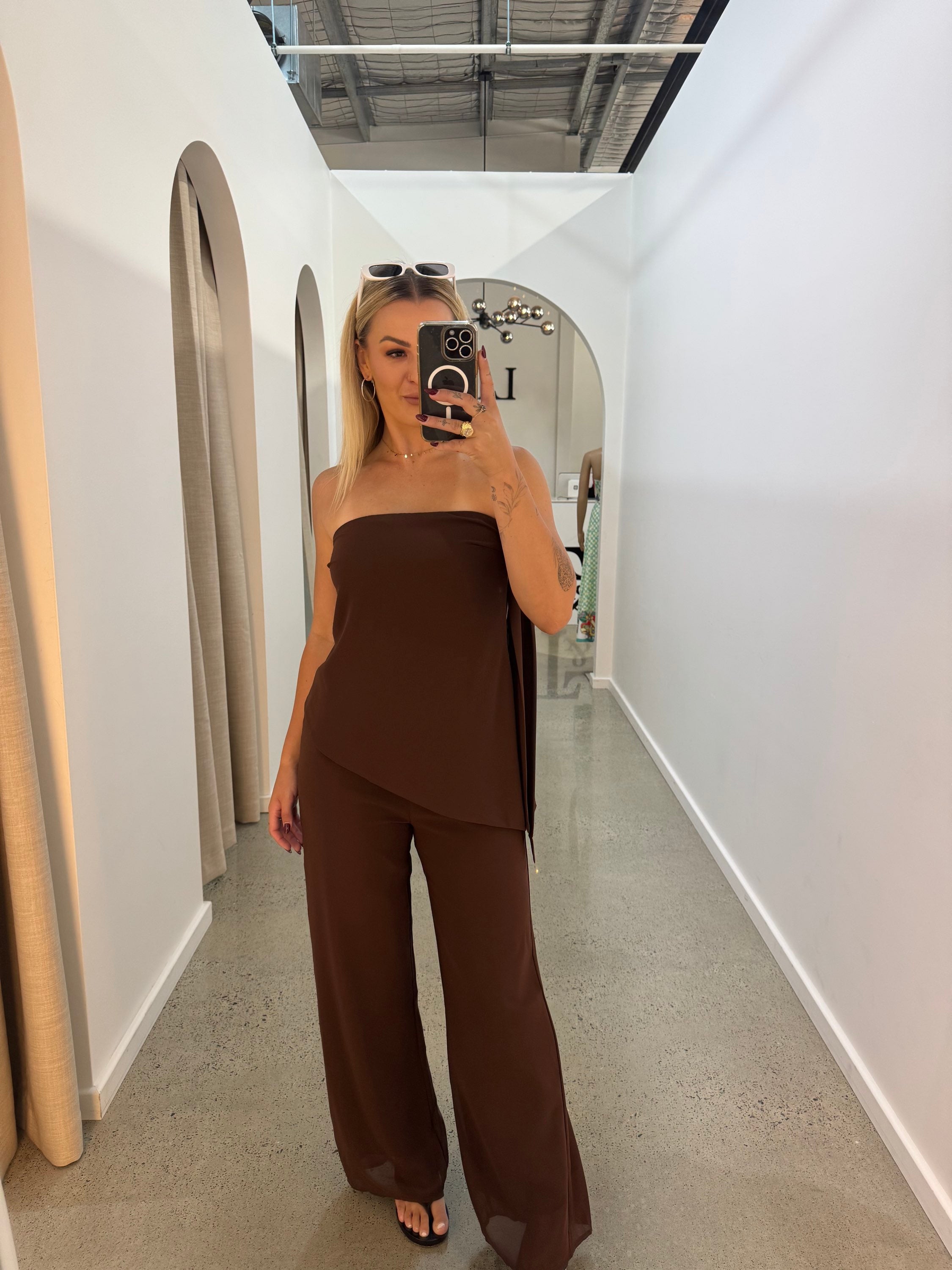BY FRAKIE / CHOCOLATE SHEER PANT / 598-2