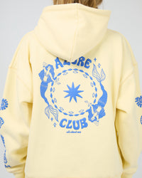 ALL ABOUT EVE / AZURE CLUB RELAXED HOODIE / YELLOW / 6479089.YLW