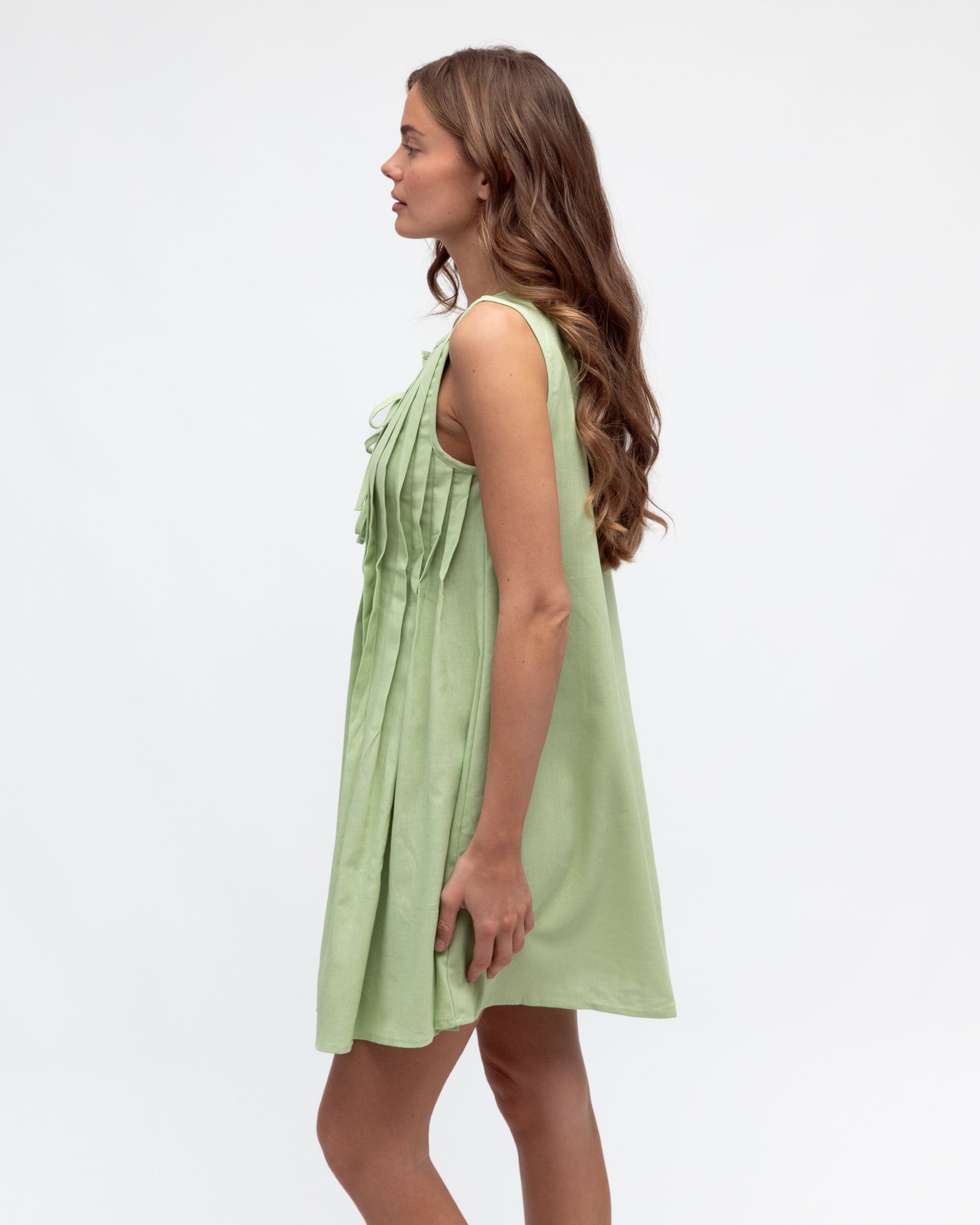 PAPER HEART / PLEAT TO PERFECTION DRESS / GREEN / PH11989