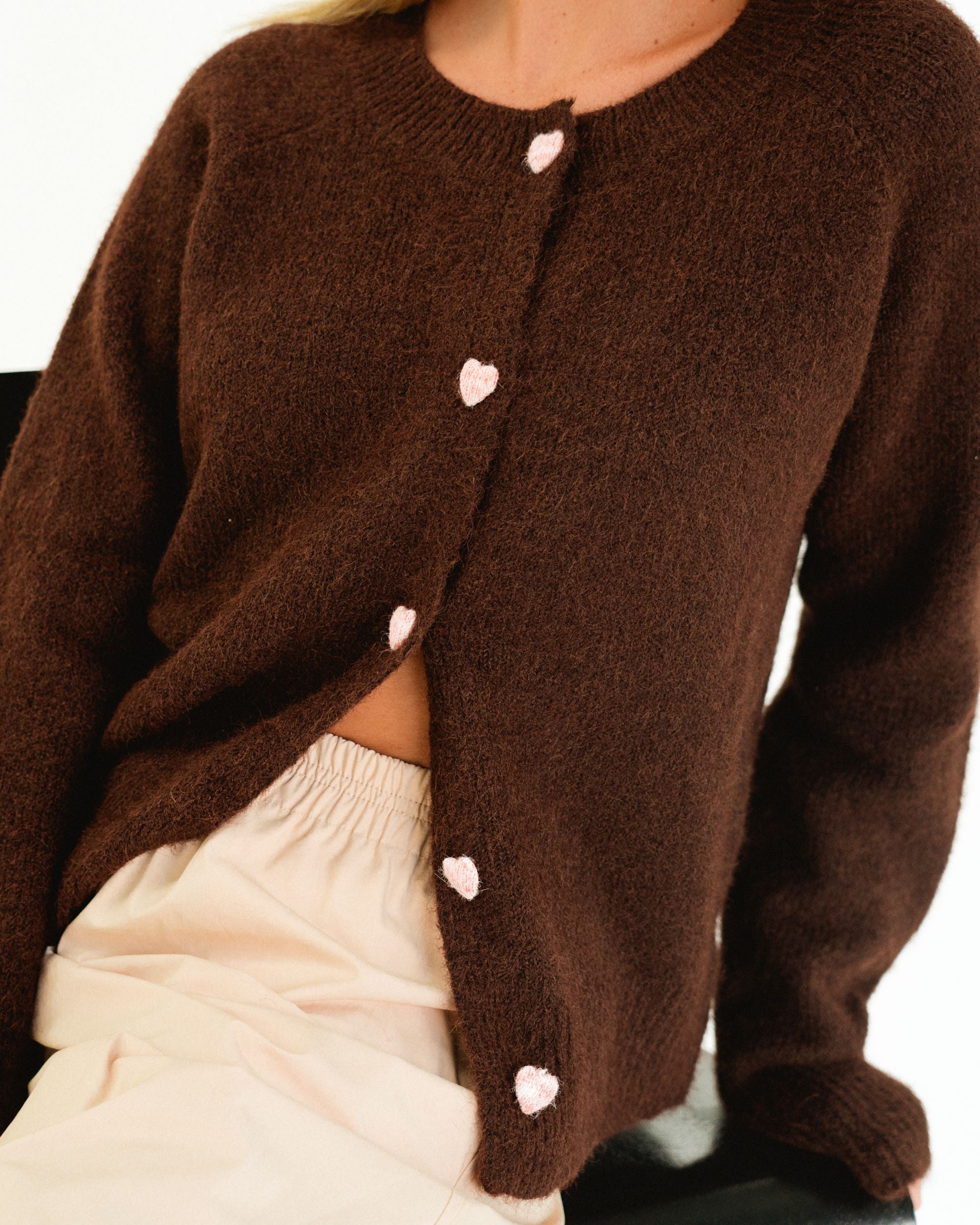 PAPER HEART / TEDDY KNIT CARDIGAN/ PH13991