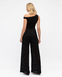 WHITE CLOSET / HOLLYS LACE PANT / BLACK / TF11179