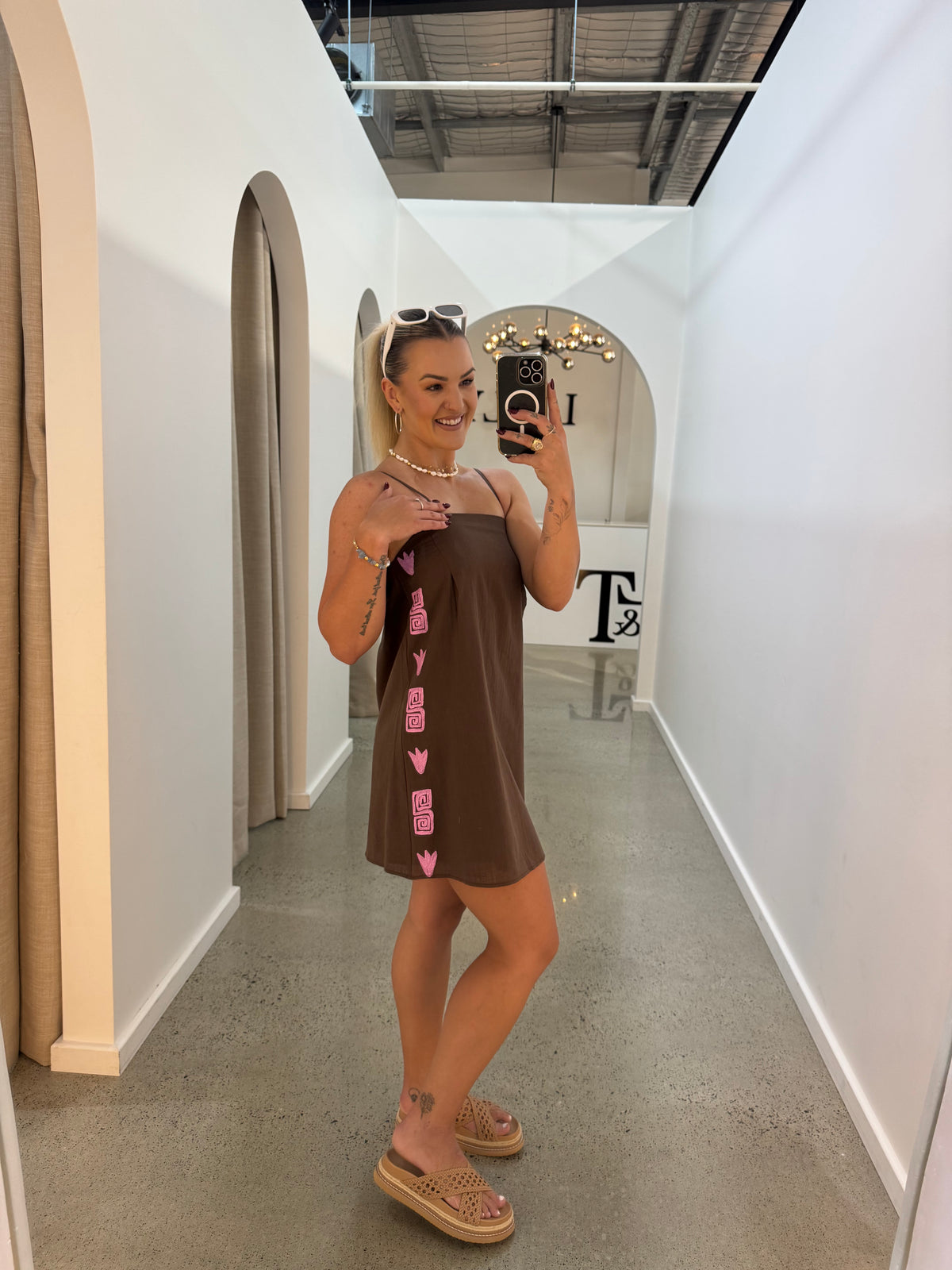 BY FRANKIE / CHOC SWING DRESS / 1058-102