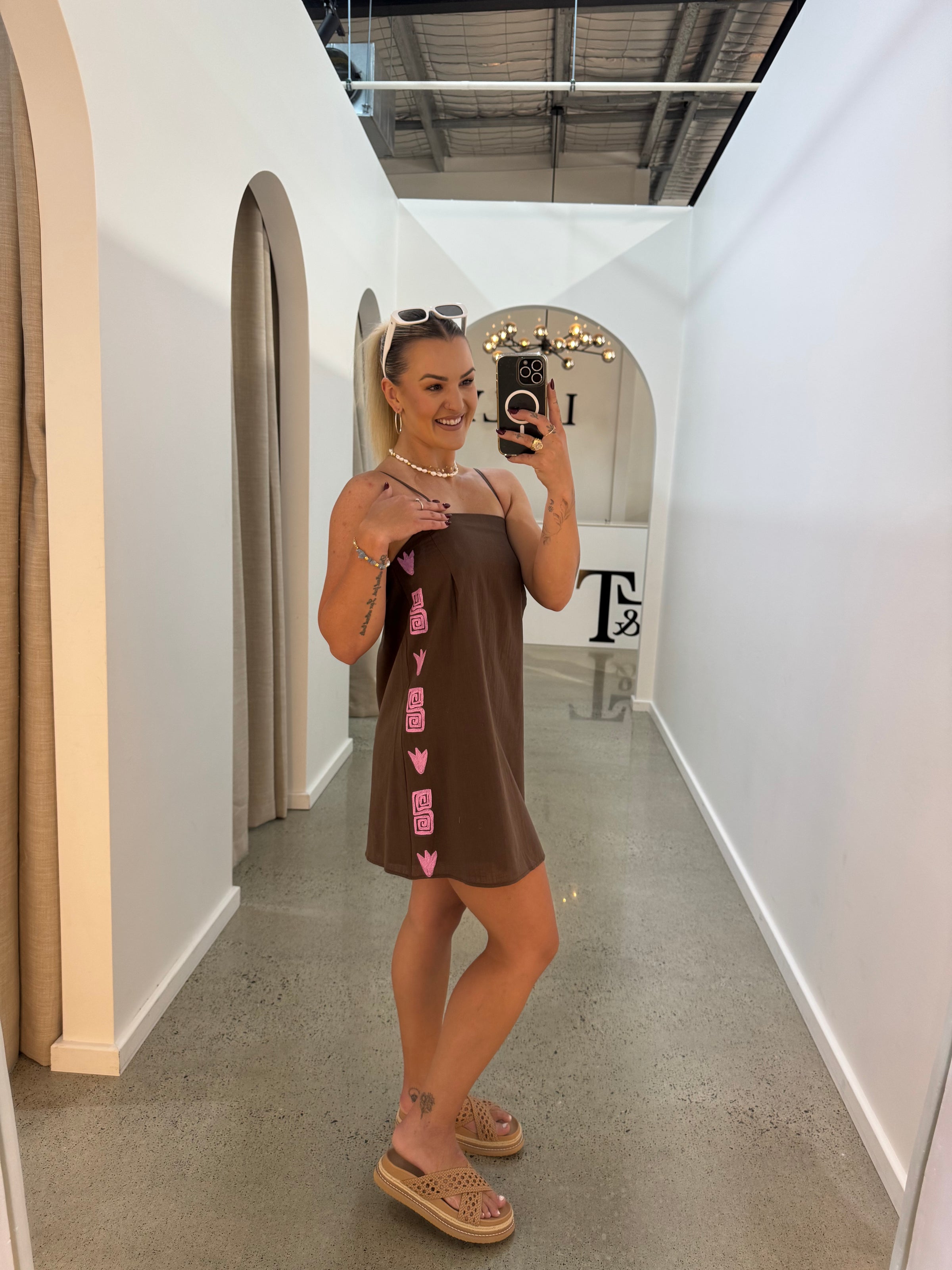 BY FRANKIE / CHOC SWING DRESS / 1058-102